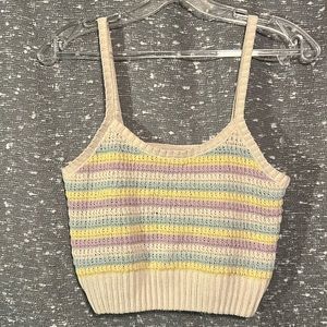 Medium Knit Crop Tank